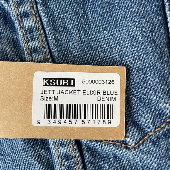 Ksubi Jett Jean Jacket Elixir Blue - Picture 5 of 7